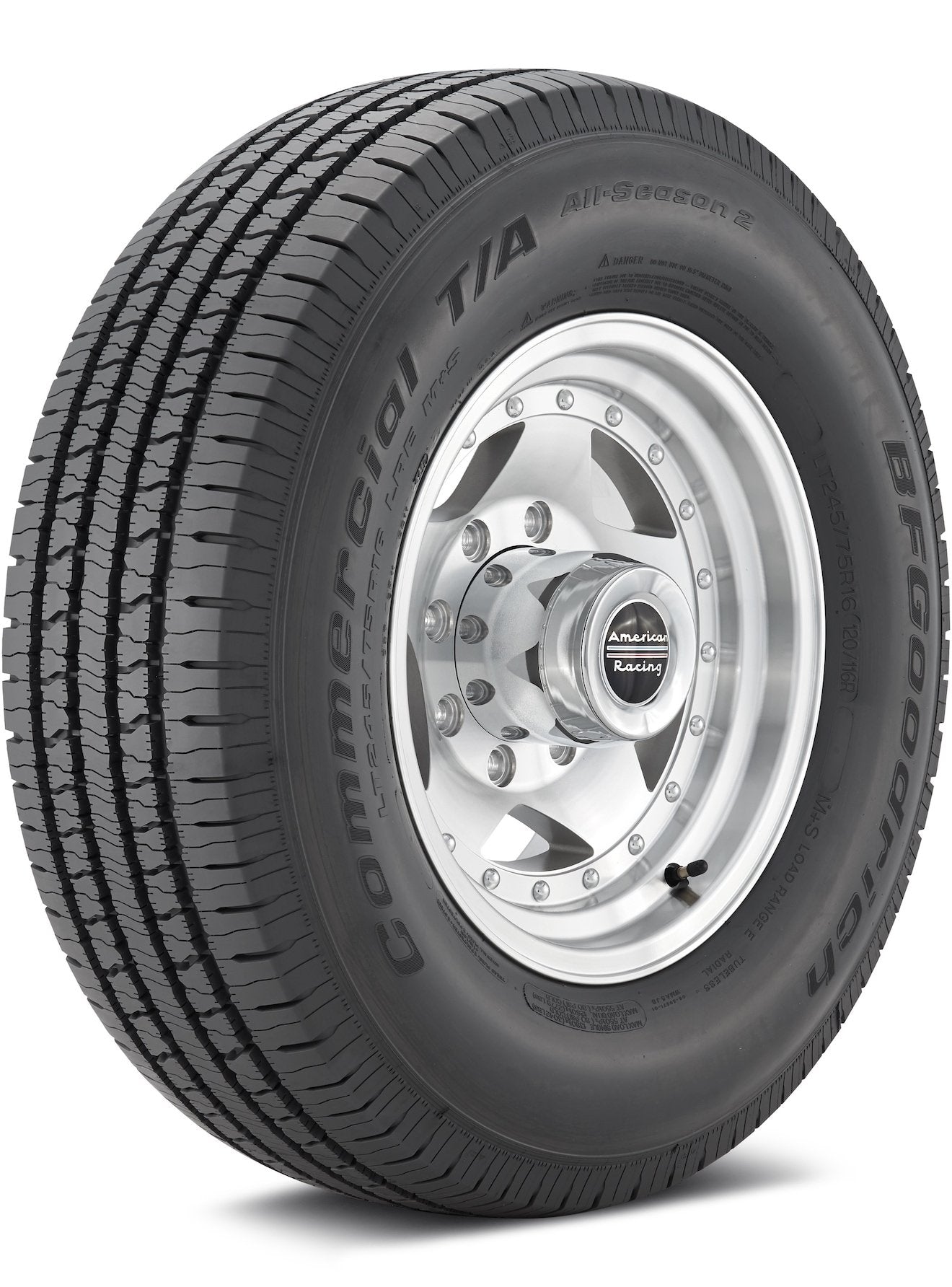 245/75R16 BFGOODRICH COMMERCIAL T/A ALL SEASON2 120/116R LT